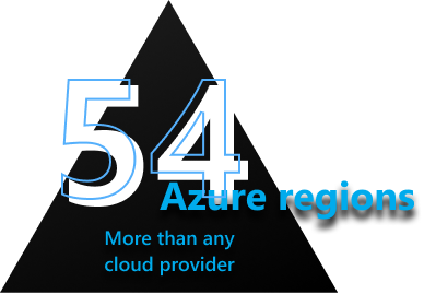 覆蓋 50 個(gè) Azure 區(qū)域，領(lǐng)先于其他云提供商